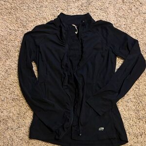 Marika Black Lightweight Zip Jacket